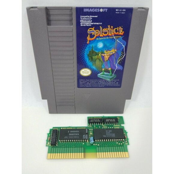 Solstice The Quest for the Staff of Demnos Nintendo NES Manual Authentic Tested - Picture 7 of 11